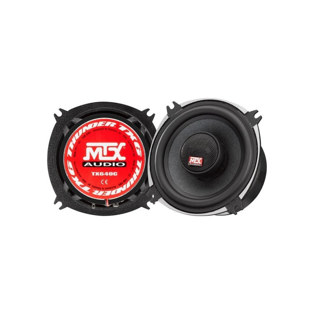 MTX TX640C Haut-parleurs voiture Coaxiaux 10cm 2 voies 70W RMS 4 Châs