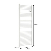 Radiateur seche-serviettes OCEANIC sans soufflerie - 700W - Blanc mat