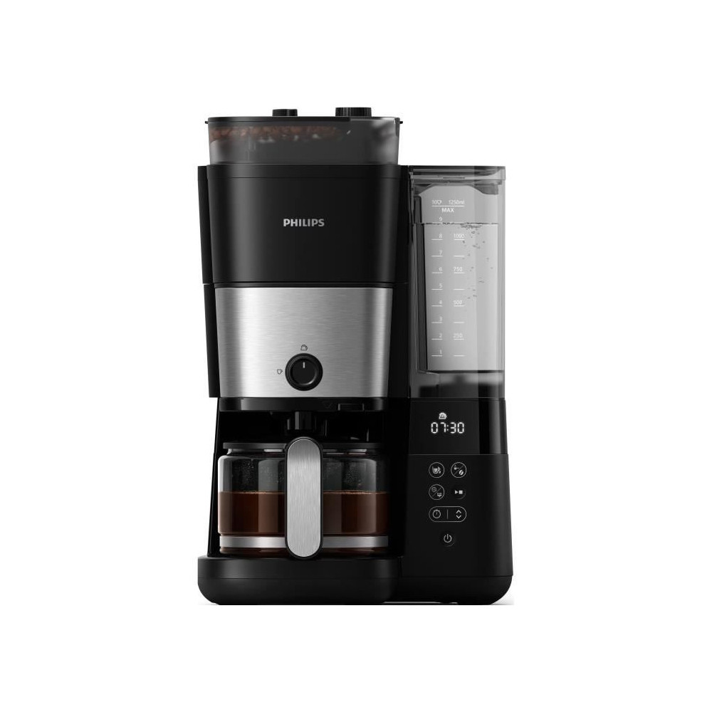 Cafetiere filtre avec broyeur intégré - PHILIPS - HD7888/01 - Jusqu'