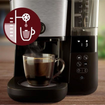 Cafetiere filtre avec broyeur intégré - PHILIPS - HD7888/01 - Jusqu'