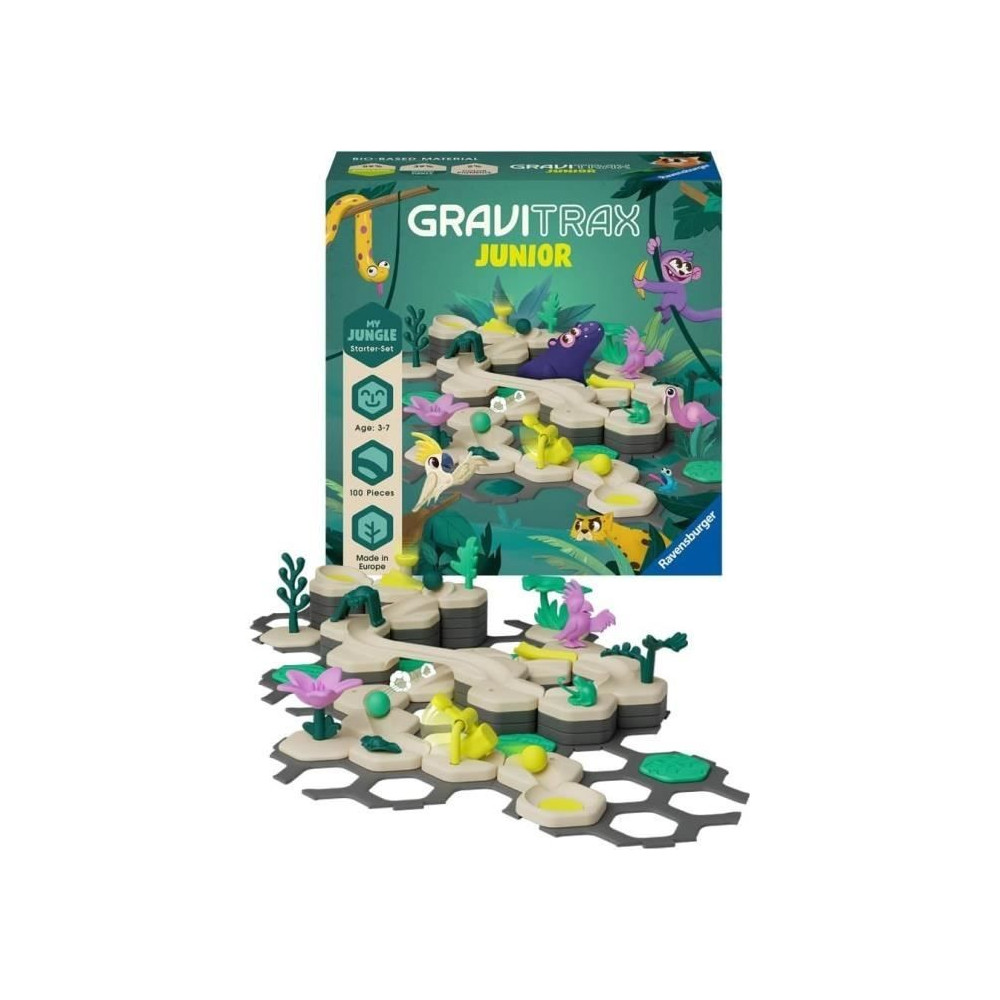 Gravitrax Junior - Starter Set My Jungle 97 pieces - Circuit de billes