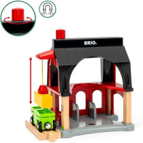BRIO World - 36012 - Grange des animaux - Accessoire pour circuit de t
