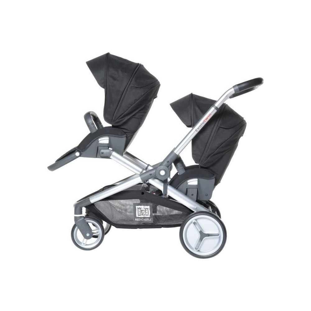 RED CASTLE Poussette double Evolutwin - Des la naissance - Jusqu'a 15k