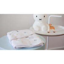 Couverture Miracle™ Leaf/biais Blanc - RED CASTLE - Coton - Mixte