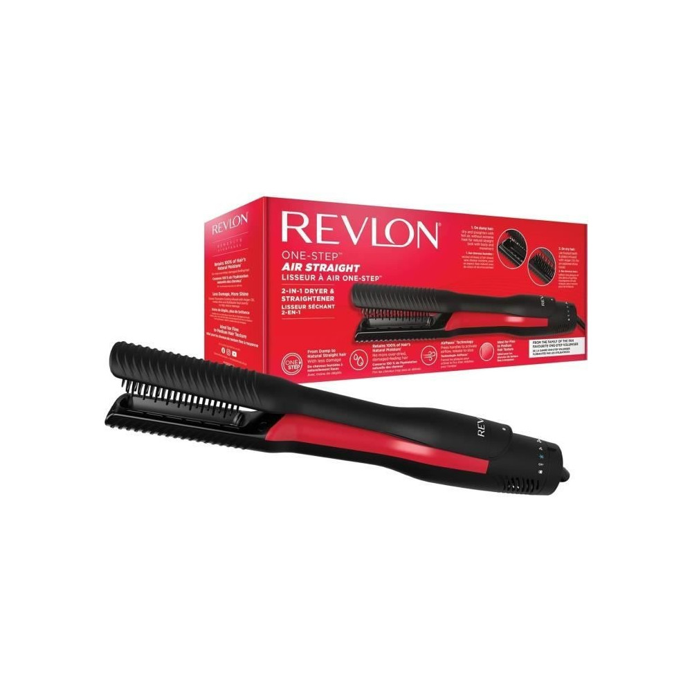 Seche cheveux et lisseur en 1 seul appareil - REVLON - ONE STEP AIR ST