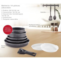 Batterie de cuisine - Tous feux dont induction - ART & CUISINE - AC108