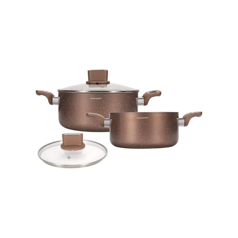 Set de marmites - ARTHUR MARTIN - AM9820 - 20-24 cm avec couvercle en