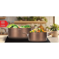Set de marmites - ARTHUR MARTIN - AM9820 - 20-24 cm avec couvercle en
