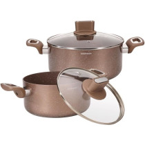Set de marmites - ARTHUR MARTIN - AM9820 - 20-24 cm avec couvercle en