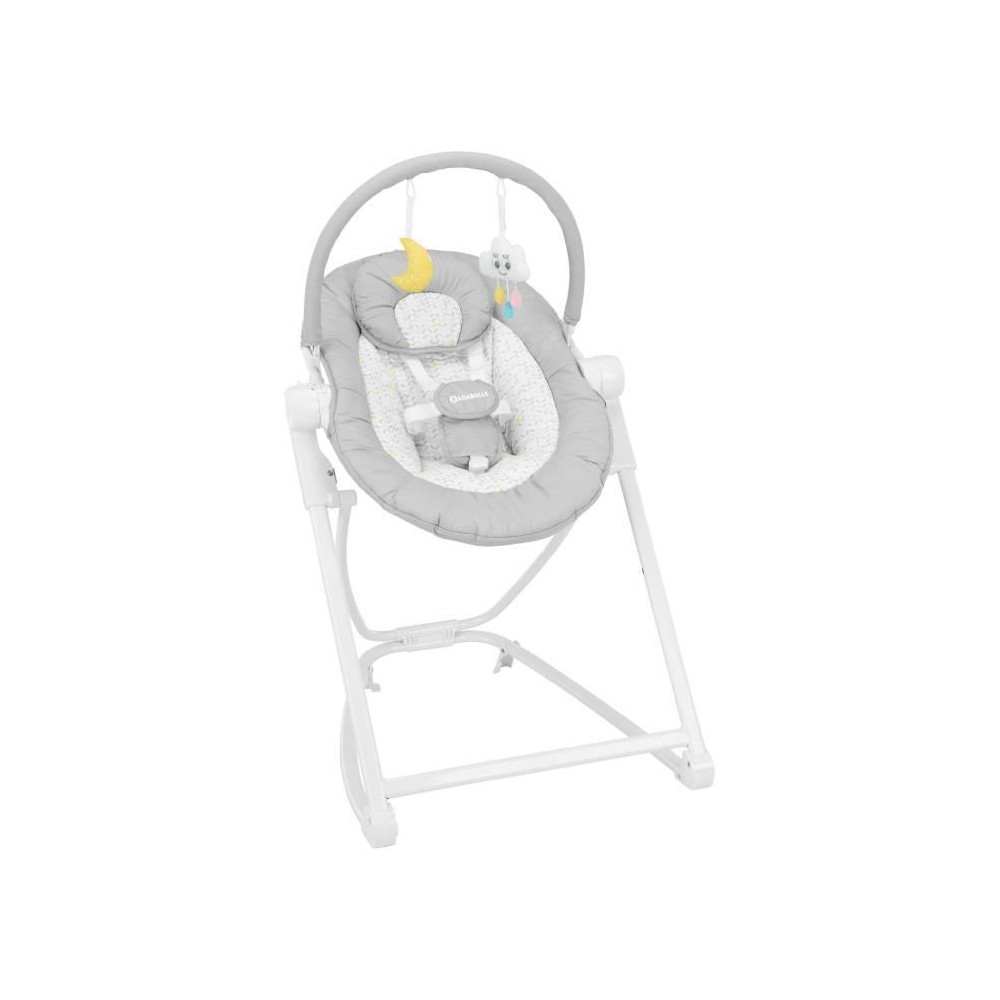 Badabulle Transat en hauteur Compact'Up, Pliage Ultra Compact, Confort