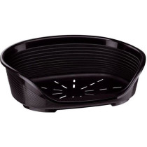 FERPLAST Panier pour chien plastique SIESTA Deluxe Taille 8 Noir 82x59