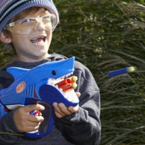 Nerf Junior Wild blaster Sharkfire, facile a utiliser, 8 fléchettes N