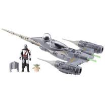 Vaisseau The Mandalorian's N-1 Starfighter, figurines Grogu et Mandalo