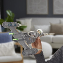 Vaisseau The Mandalorian's N-1 Starfighter, figurines Grogu et Mandalo