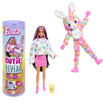 Barbie-Barbie Cutie Reveal-Poupée lapin Reve Coloré avec 10 surpris