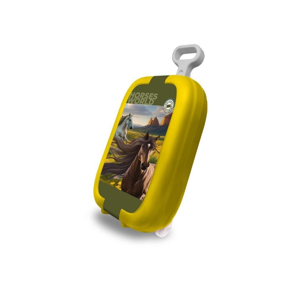 Trolley - MULTIPRINT - 64895 - 7 tampons Les Chevaux, 5 crayons, 18 fe