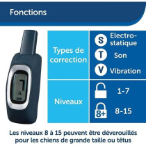 Collier de Dressage pour 2 Chiens - PetSafe - Portée 600m - Rechargea