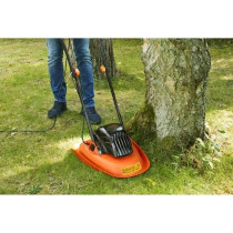 Tondeuse électrique sur coussin d'air 1200W 30cm de coupe BLACK+DECKE