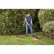 Tondeuse électrique sur coussin d'air 1200W 30cm de coupe BLACK+DECKE