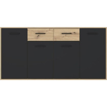 Buffet PILVI - Style contemporain - Particules mélaminé - Décor Che