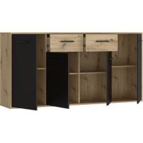 Buffet PILVI - Style contemporain - Particules mélaminé - Décor Che