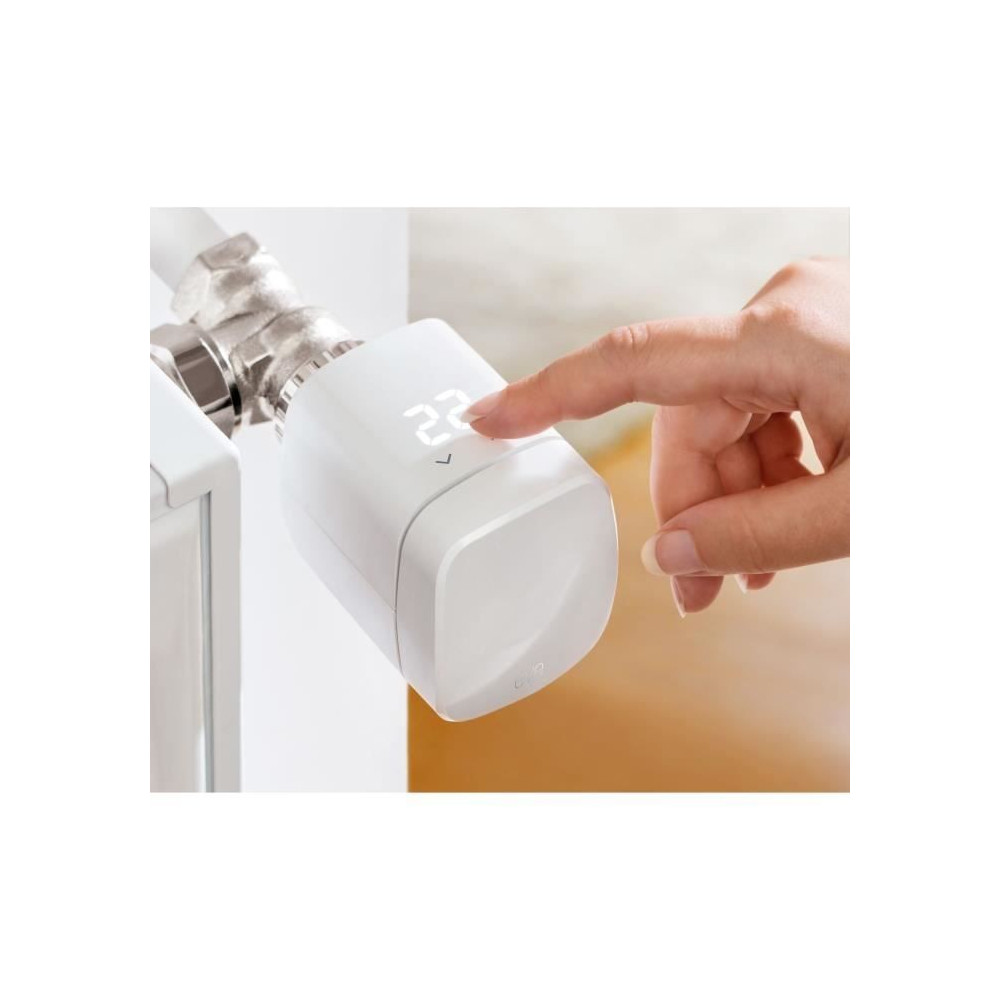 EVE THERMO Lot de 2 vannes de radiateur intelligente - Technologie App