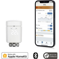 EVE THERMO Lot de 2 vannes de radiateur intelligente - Technologie App