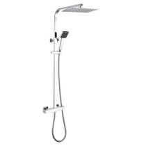 Colonne de douche OCEANIC - Mitigeur thermostatique - Pomme haute rect