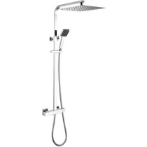 Colonne de douche OCEANIC - Mitigeur thermostatique - Pomme haute carr