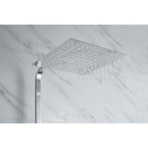 Colonne de douche OCEANIC - Mitigeur thermostatique - Pomme haute carr
