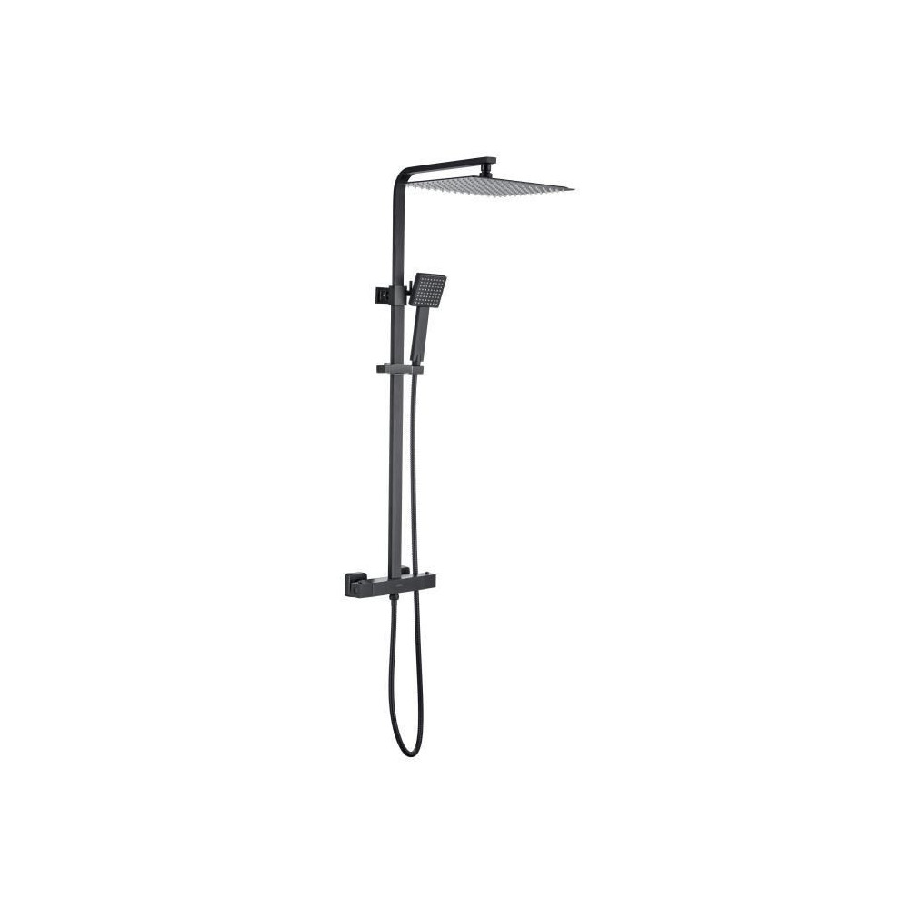 Colonne de douche OCEANIC - Mitigeur thermostatique - Pomme haute carr
