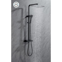 Colonne de douche OCEANIC - Mitigeur thermostatique - Pomme haute carr