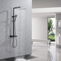 Colonne de douche OCEANIC - Mitigeur thermostatique - Pomme haute carr