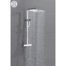 Colonne de douche OCEANIC - Mitigeur thermostatique - Pomme haute carr
