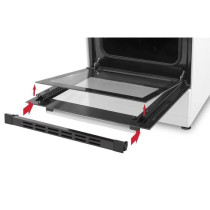 OCEANIC Cuisiniere vitrocéramique 50 x50 - four convection naturelle