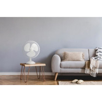 Ventilateur de table OCEANIC - 40W - Diametre 30 cm - 3 vitesses - Osc