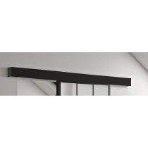 OPTIMUM Kit porte coulissante + rail Atelier - H204 x L83 x P4 cm - No