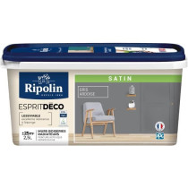 RIPOLIN Peinture Couleur Satin Ultra Couvrante pour Cuisine, Chambre,