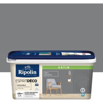 RIPOLIN Peinture Couleur Satin Ultra Couvrante pour Cuisine, Chambre,