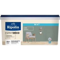 Peinture de décoration murale intérieure - Vert nobile mat - RIPOLIN