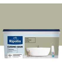 Peinture cuisine et salle de bain - Vert gaspésie satin - RIPOLIN - 2
