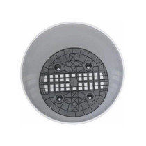 Bac a fleurs rond RIVIERA EVA NEW - Plastique - Diametre 36 cm - Bleu