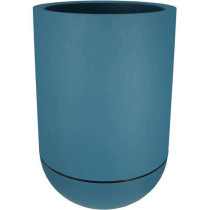 Bac a fleurs rond RIVIERA GRANIT TULIPE - Plastique - Diametre 40 cm -