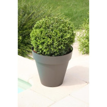RIVIERA Pot de fleurs Soleilla - Rond - Ø 60 x 53,6 cm - Gris paillet