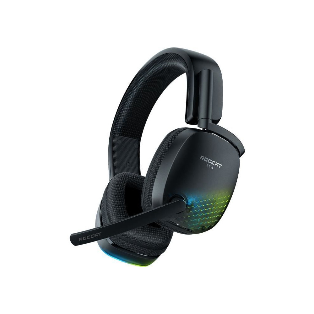 Casque-Micro Gaming Sans Fil ROCCAT SYN Pro Air Noir - Circum-aural So