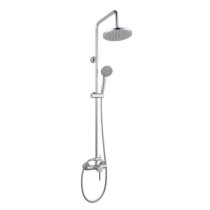 Colonne de douche ROUSSEAU Timaru avec mitigeur mécanique chrome - Te