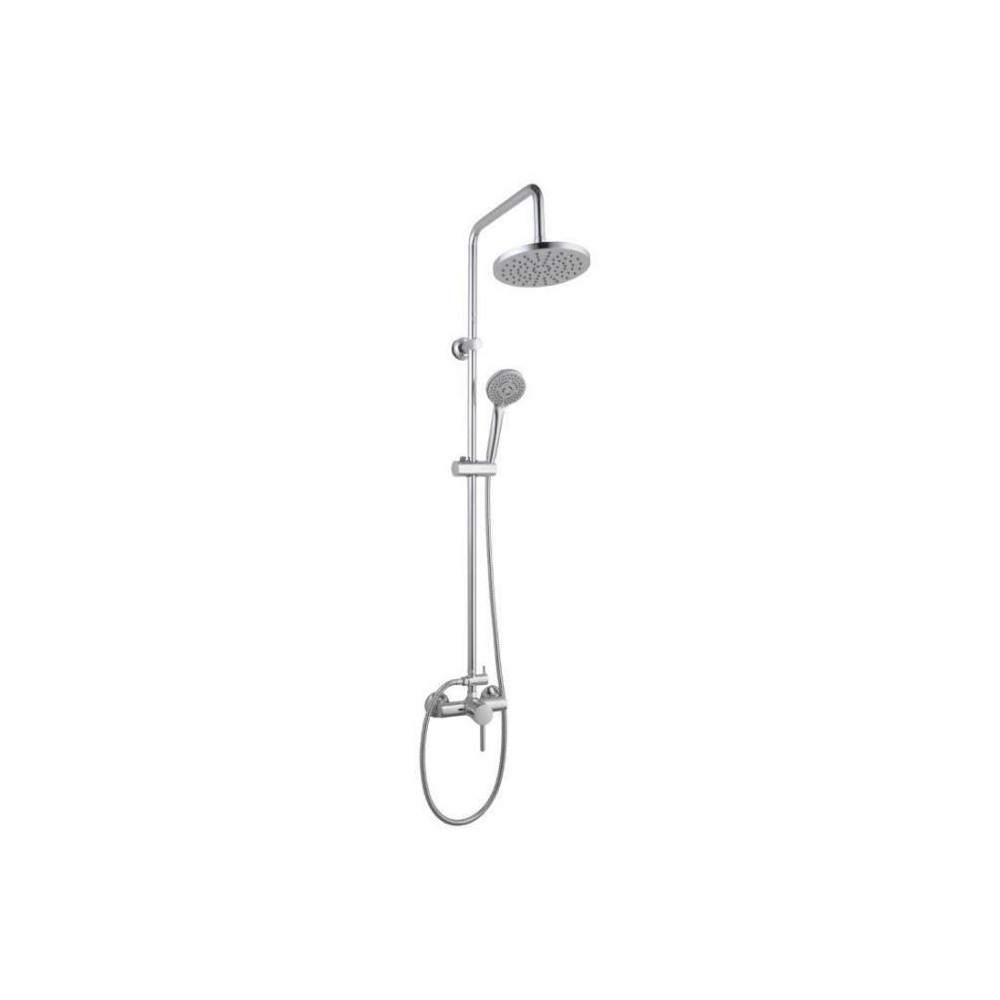 Colonne de douche ROUSSEAU Timaru avec mitigeur mécanique chrome - Te