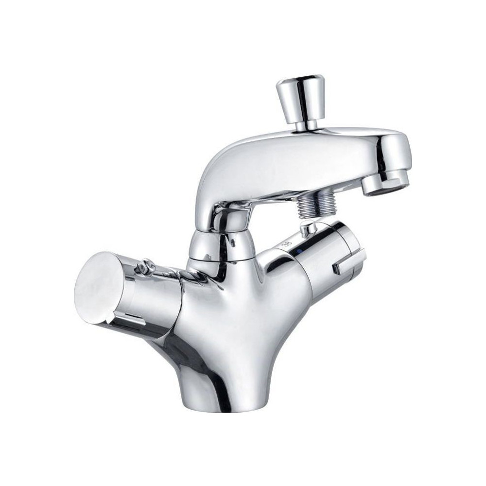 Mitigeur thermostatique baignoire et douche ROUSSEAU Volga 2 - Monotro