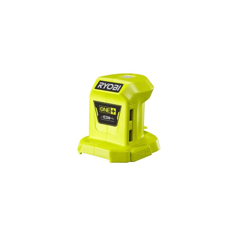 RYOBI - Chargeur USB 18V ONE+ - 2 ports USB pour charger a partir d'un