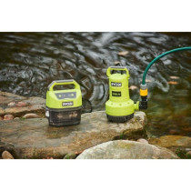 RYOBI - Pompe d'évacuation 18V - 4 200 l/h - immersion maxi. 5 m - IP